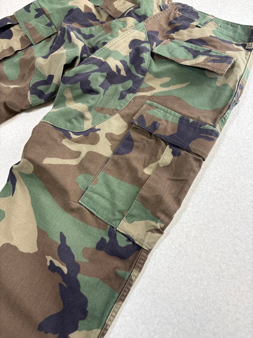 米軍実物 ウッドランドカモ コンバットパンツ サイズSMALL-SHORT