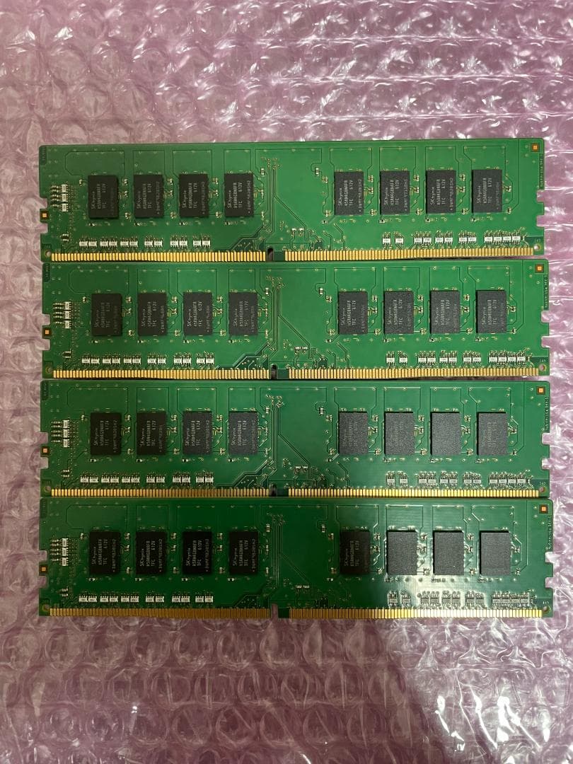メモリ 8GB×4枚=32GB DDR4-2133 SKhynix製 動作保証