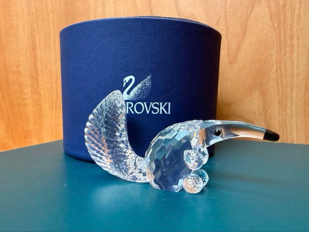 レア　Swarovski クリスタル アリクイ 置物