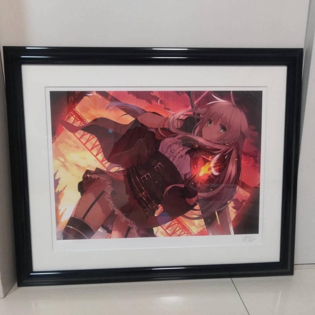 美品　アールビバン　 版画 　三嶋くろね　challenger