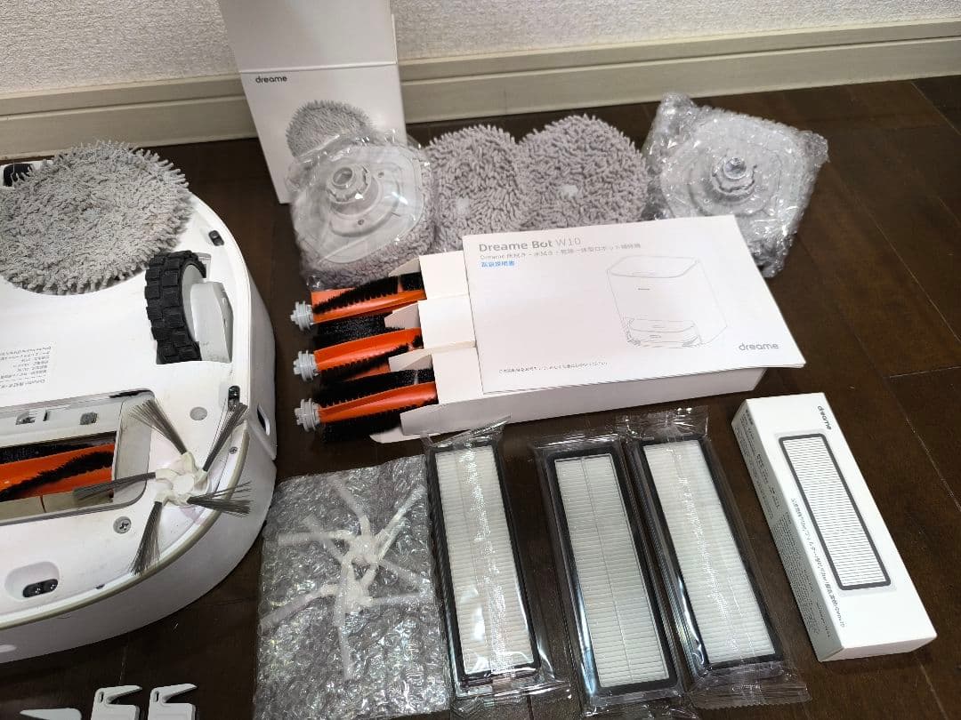 【訳あり】ロボット掃除機 付属品多数有り Dreame W10