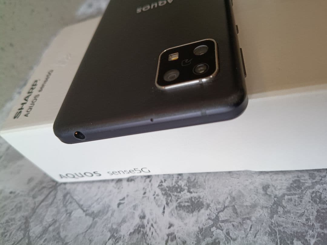 【SIMフリー版】SHARP AQUOS sense5G SH-M17 ブラック