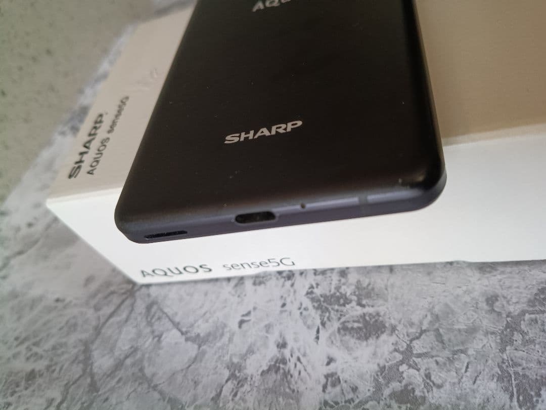 【SIMフリー版】SHARP AQUOS sense5G SH-M17 ブラック