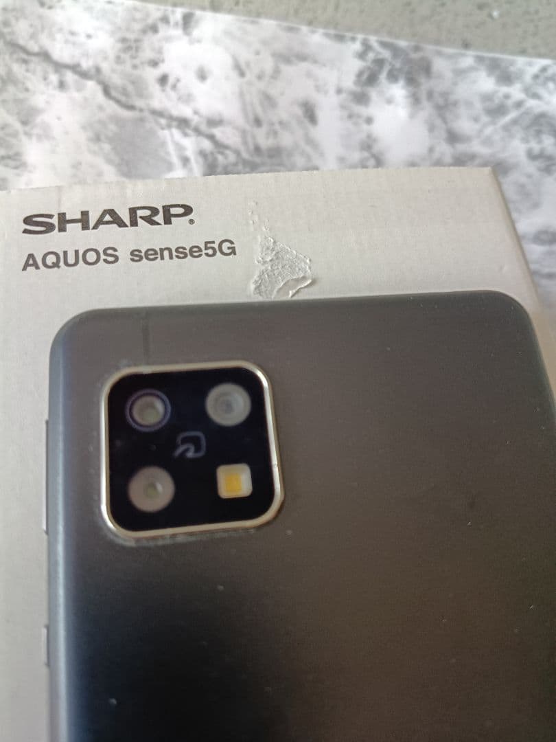 【SIMフリー版】SHARP AQUOS sense5G SH-M17 ブラック