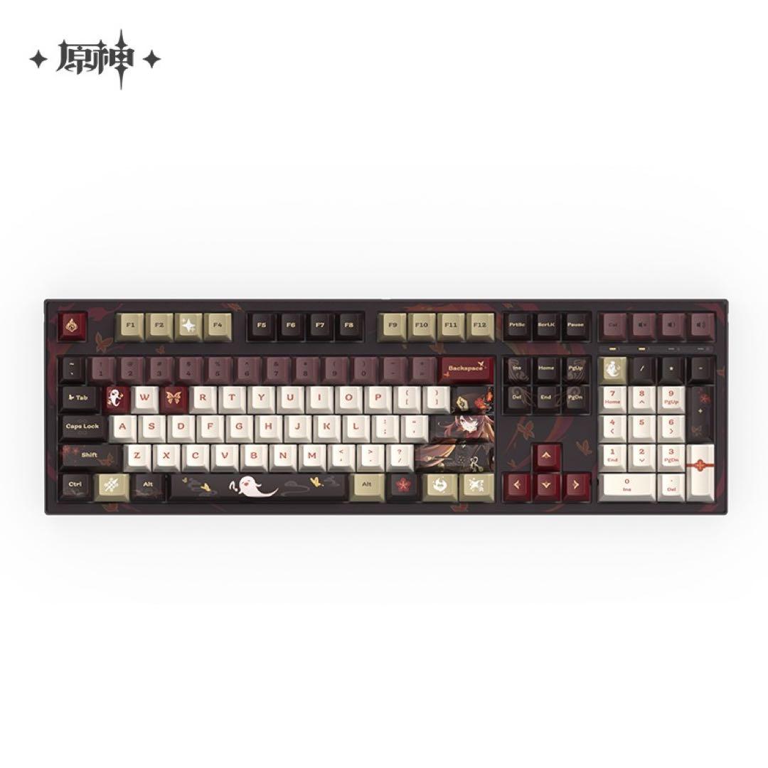 【公式正規品】原神　胡桃　雪晴梅香　キーボード赤軸　108キー