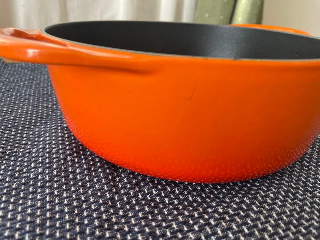 ル・クルーゼ両手鍋 オレンジ 20cm