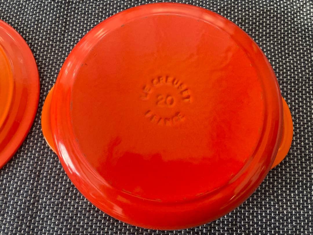 ル・クルーゼ両手鍋 オレンジ 20cm