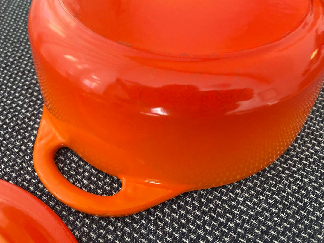 ル・クルーゼ両手鍋 オレンジ 20cm