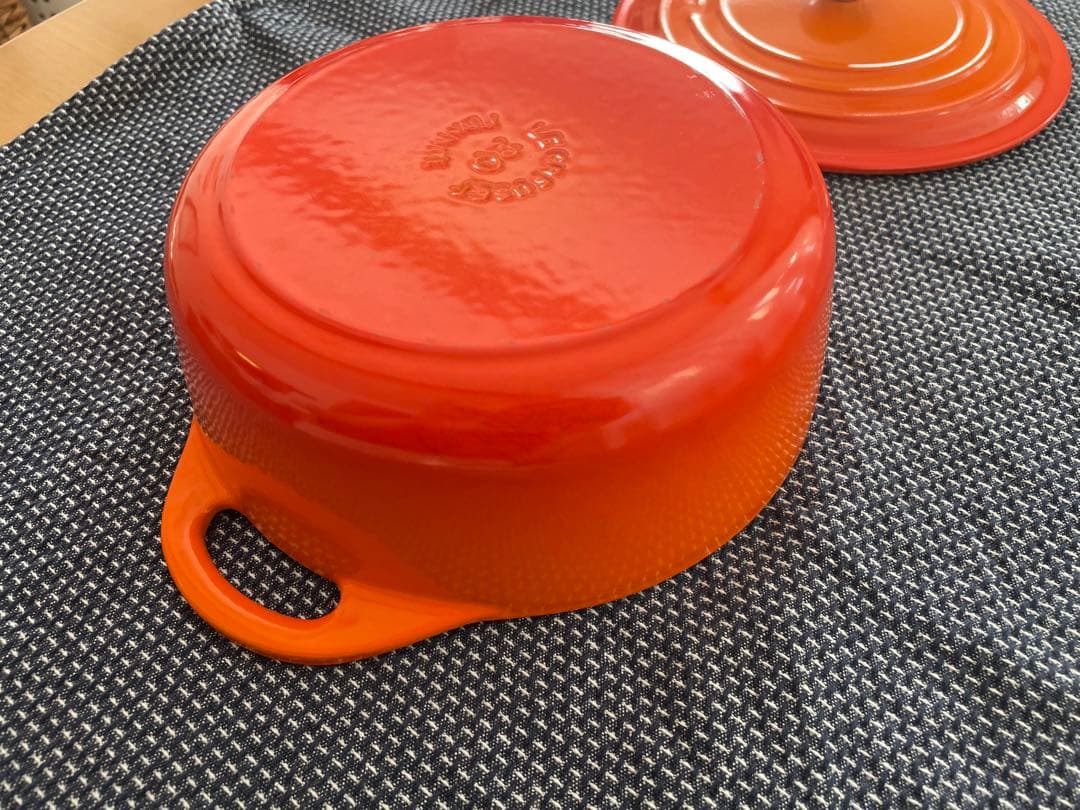 ル・クルーゼ両手鍋 オレンジ 20cm