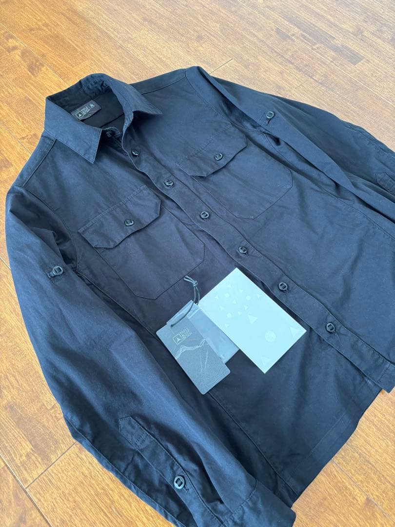 TRIPLE AUGHT DESIGN OVERLAND SHIRT シャツ 黒