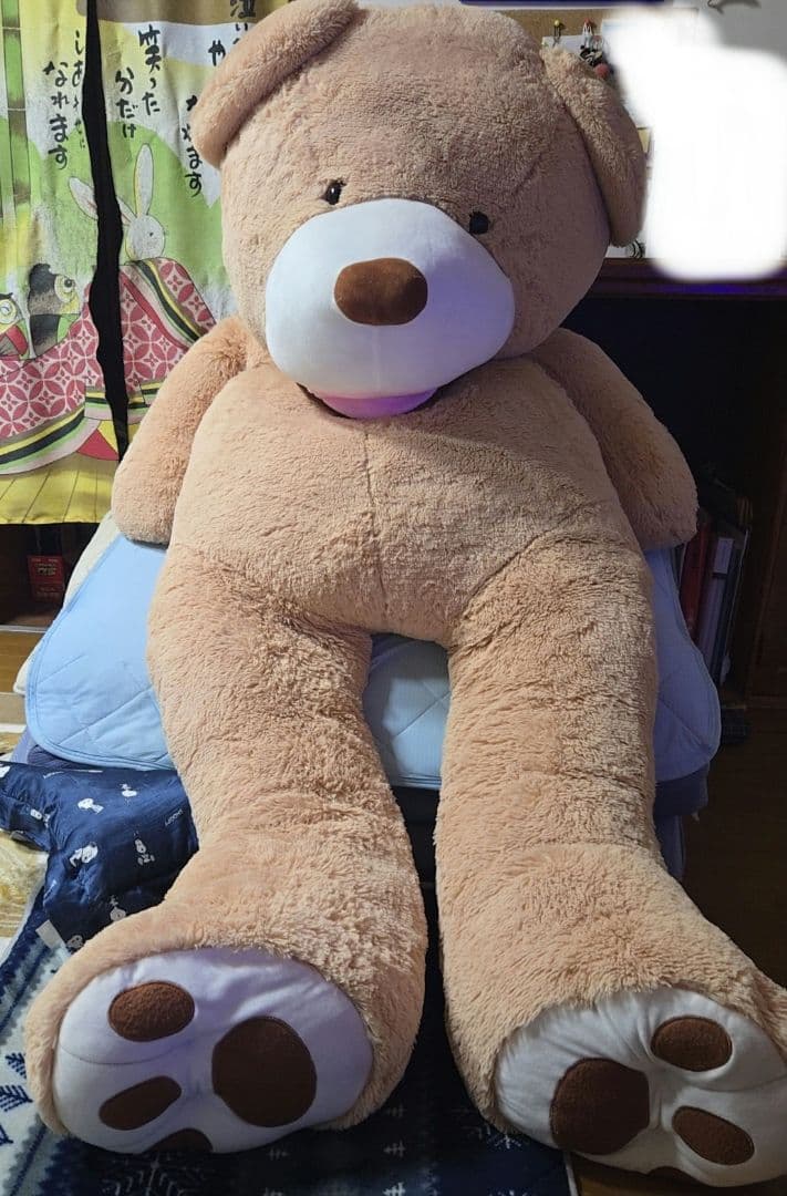 【値下げ・早い者勝ち】コストコ❤超特大くまのぬいぐるみ　約200㎝