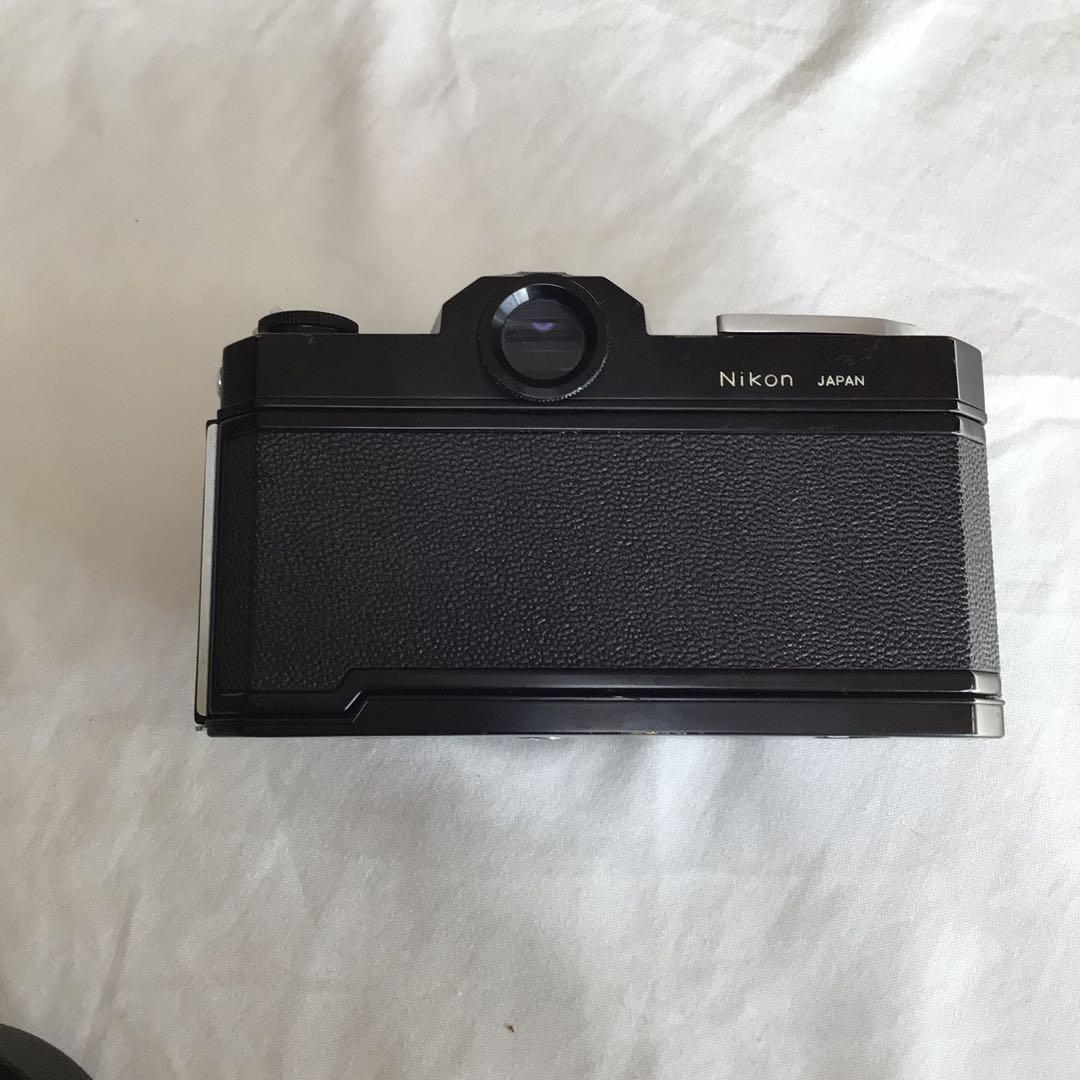 日本光学50mm f1.4元箱付、フードHS-12付、ニコマートFTN付セット