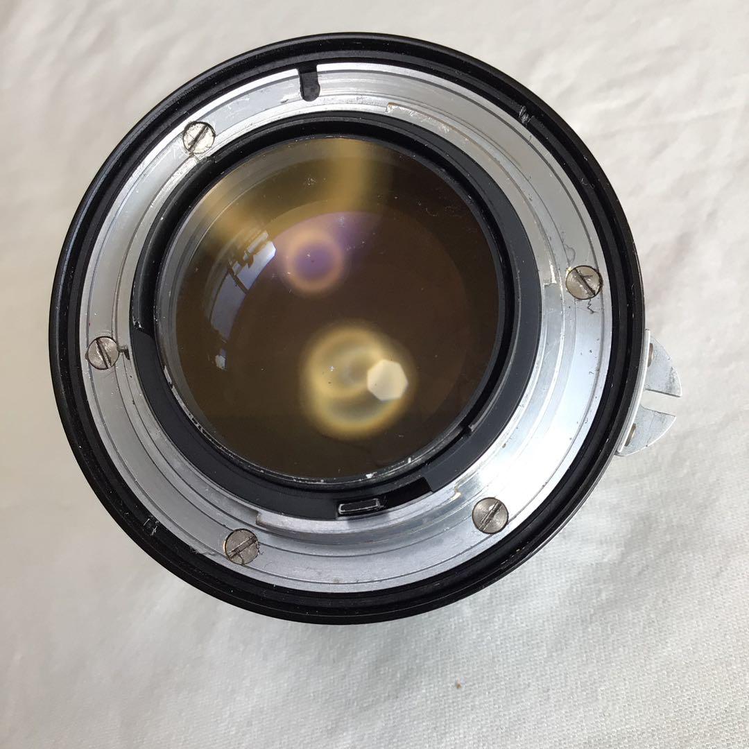 日本光学50mm f1.4元箱付、フードHS-12付、ニコマートFTN付セット