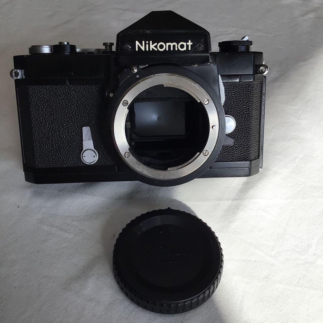 日本光学50mm f1.4元箱付、フードHS-12付、ニコマートFTN付セット