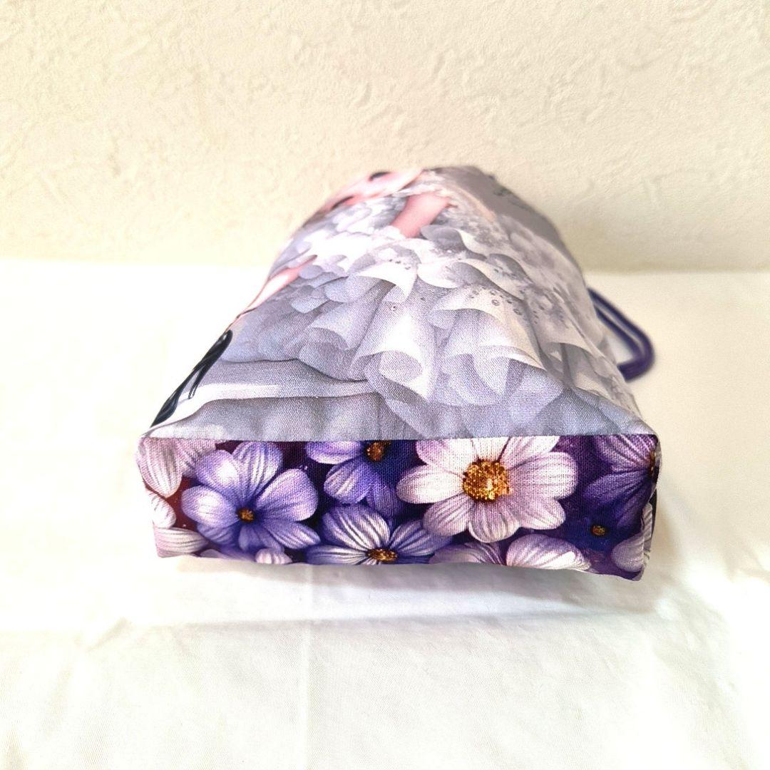 パニャ様】ハンドメイドオーダー★犬&女の子★L字ポーチ&ハンカチ&巾着　4点