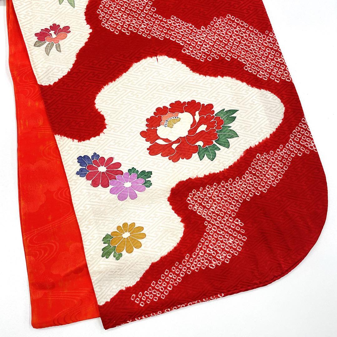 ◎mk-2180　女児　着物　3才　七五三　お宮参り　　1-26