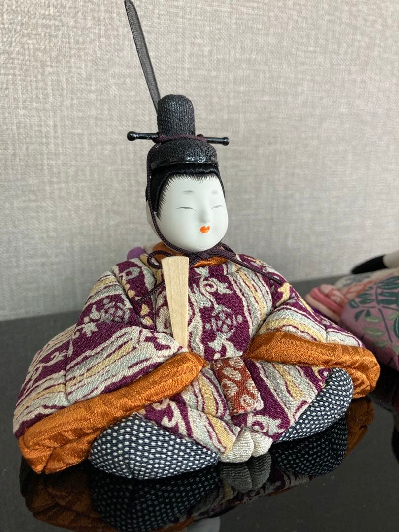 ★最終価格★【新品未使用】京都くろちく　お雛様（座雛）