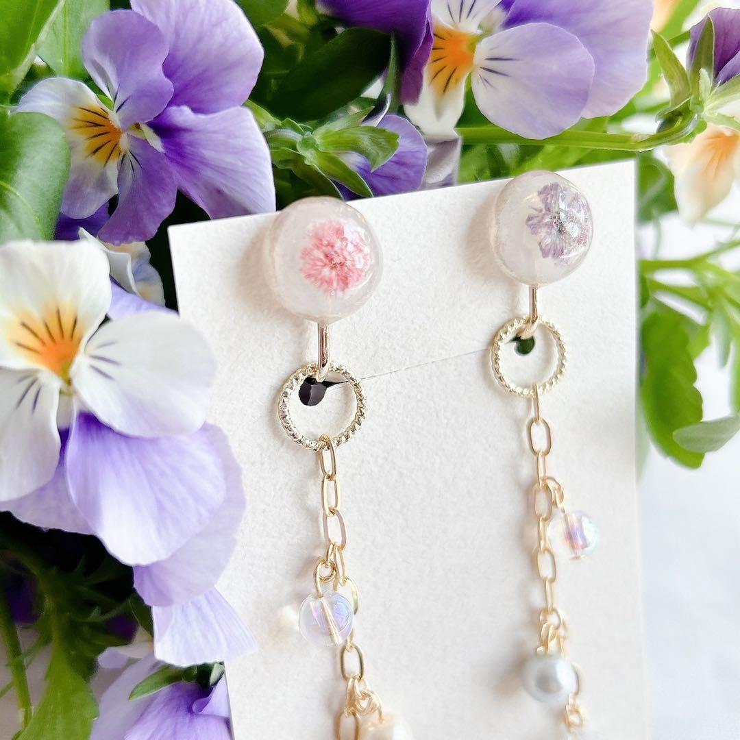 No.15 イヤリング　ハンドメイド　ハンドメイドアクセサリー