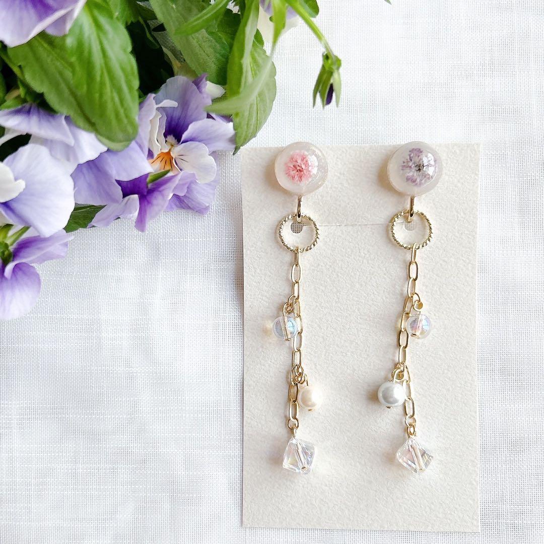 No.15 イヤリング　ハンドメイド　ハンドメイドアクセサリー