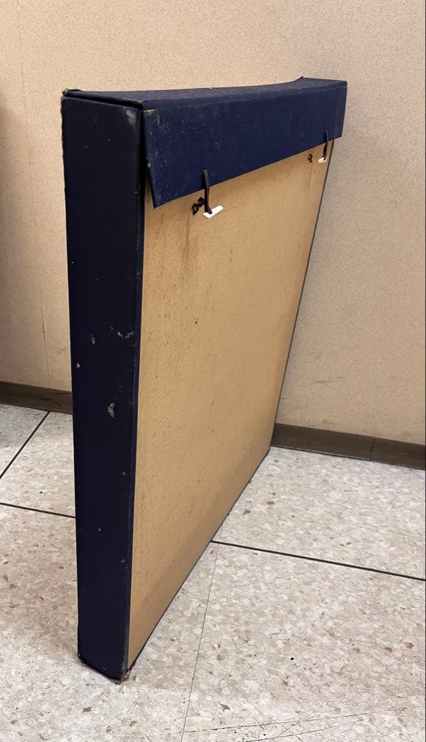 東山魁夷【夕静寂】朱印 額装付 希少