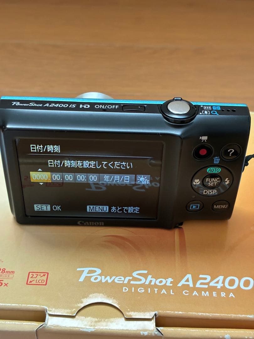【完品美品】Canon A2400 IS ブルー 動作OK