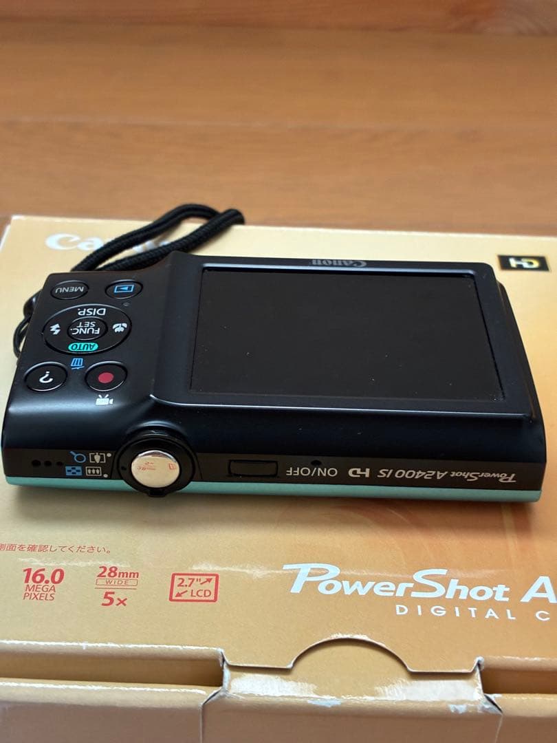 【完品美品】Canon A2400 IS ブルー 動作OK