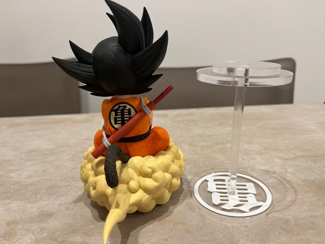 専用台座付き　ドラゴンボールEX 亀仙流の猛者たち A賞　孫悟空 筋斗雲