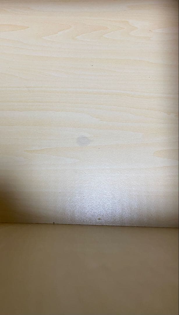 木製　ブラウンチェスト キャビネット　2段引き出し