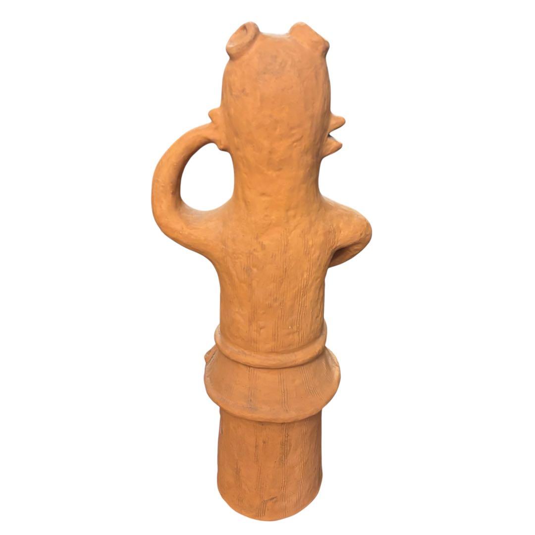 はにわ 置物 高さ約62cm 横約28cm インテリア オブジェ 陶器