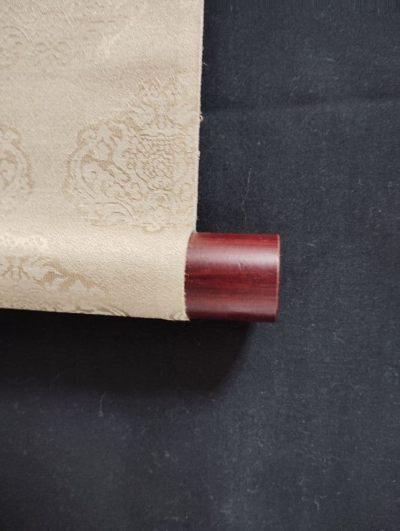 掛軸　寿桂　赤富士