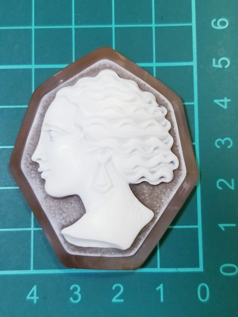 KS-207 【カルロ・パルラーティ作】天然シェルカメオルース