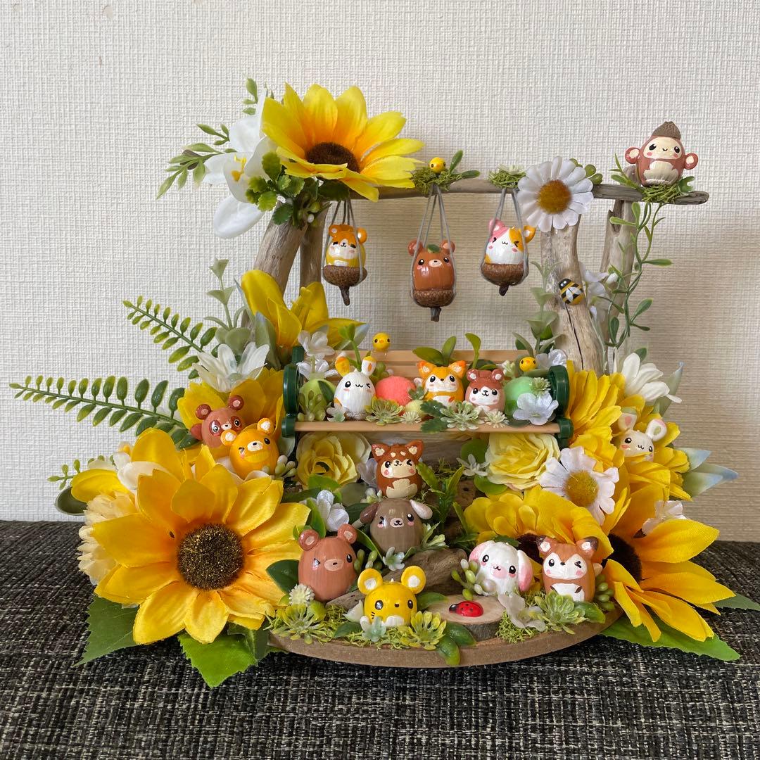 【一点もの】ひーちゃん☆ひまわりの飾り