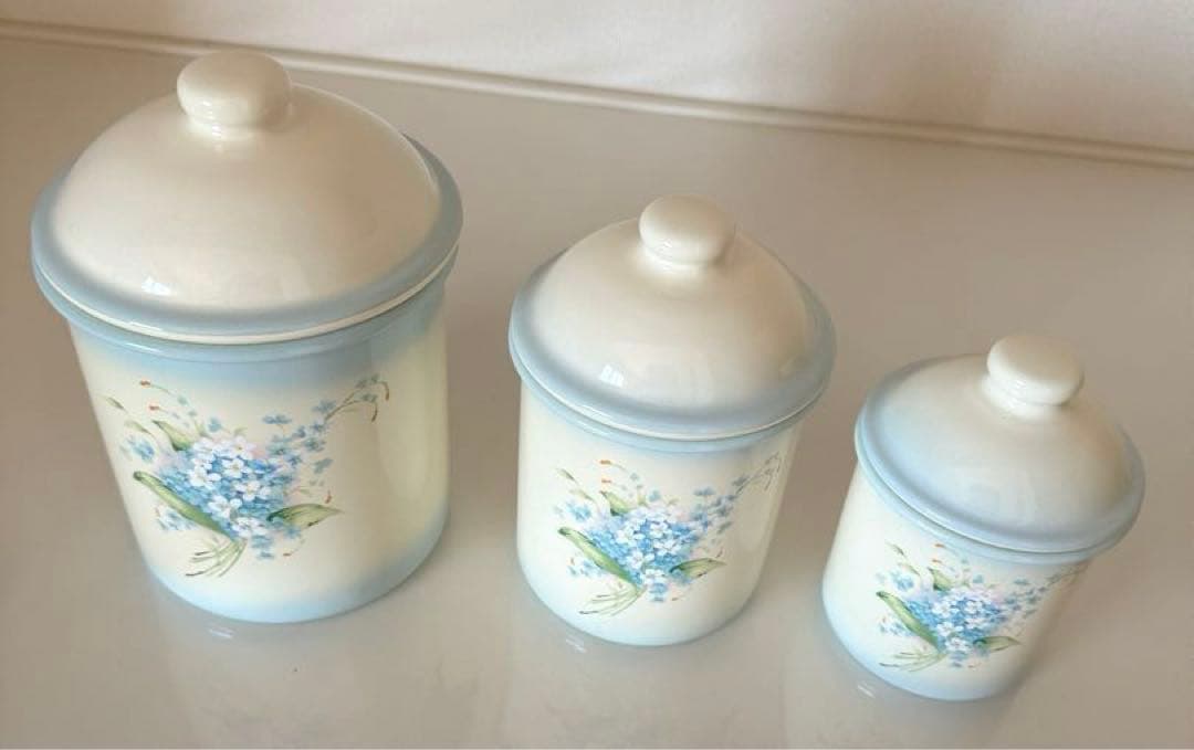 イマンクラリスキャニスター琺瑯両面ＳＭＬ1セット