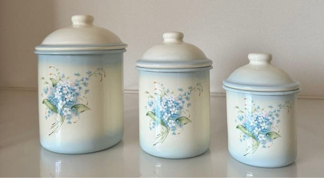 イマンクラリスキャニスター琺瑯両面ＳＭＬ1セット