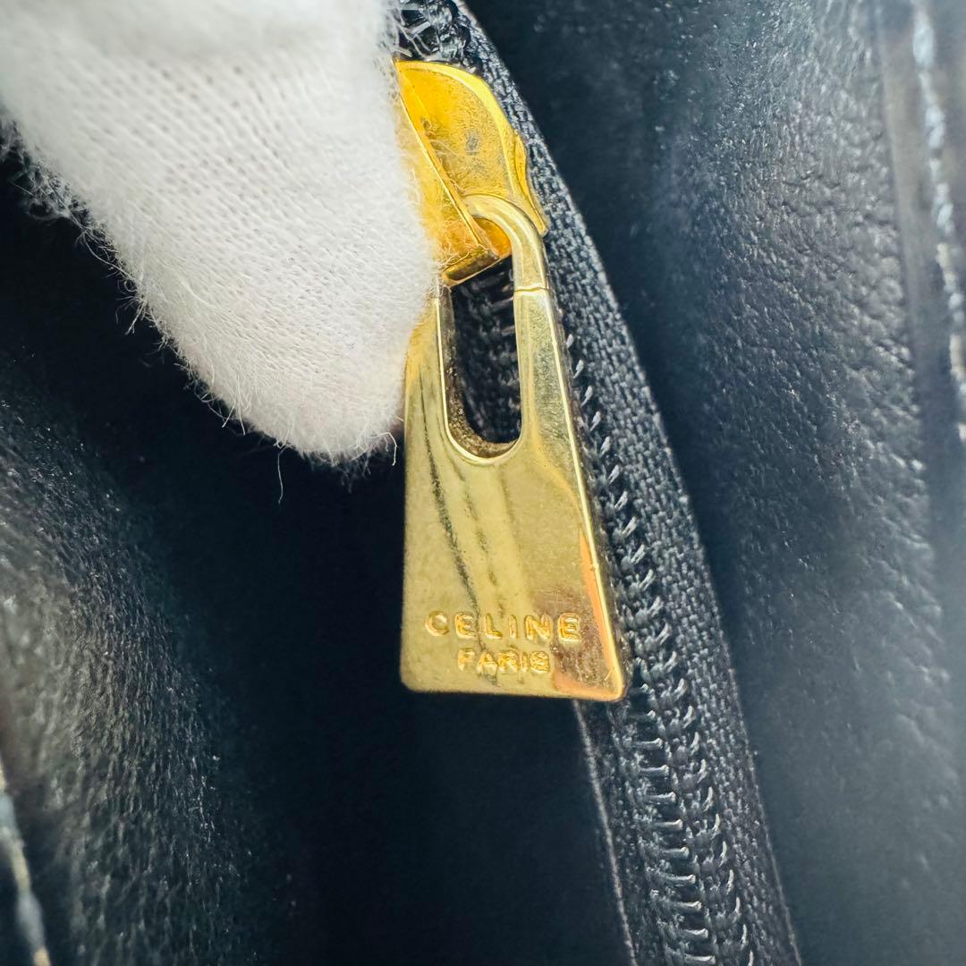 ✨CELINE✨セリーヌ✨マカダム柄✨ブラック✨ヴィンテージ✨ハンドバッグ✨