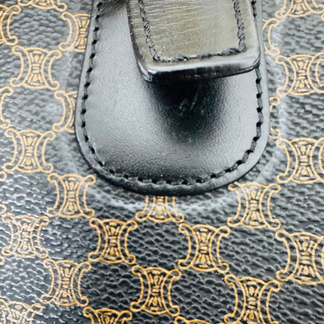 ✨CELINE✨セリーヌ✨マカダム柄✨ブラック✨ヴィンテージ✨ハンドバッグ✨