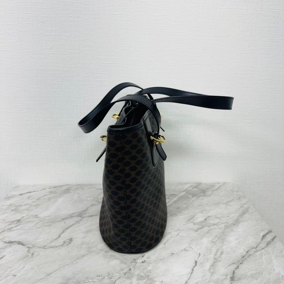 ✨CELINE✨セリーヌ✨マカダム柄✨ブラック✨ヴィンテージ✨ハンドバッグ✨