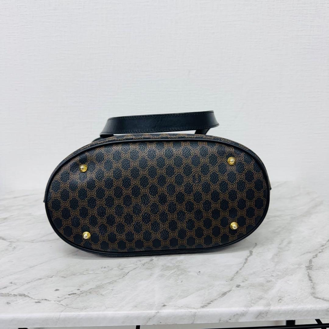 ✨CELINE✨セリーヌ✨マカダム柄✨ブラック✨ヴィンテージ✨ハンドバッグ✨