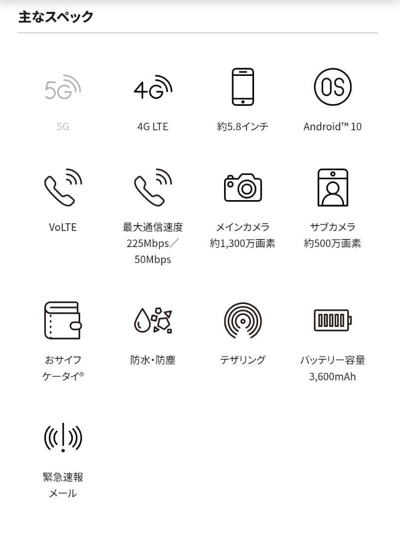 Galaxy A21 SCV49 UQモバイル SIMロック解除済