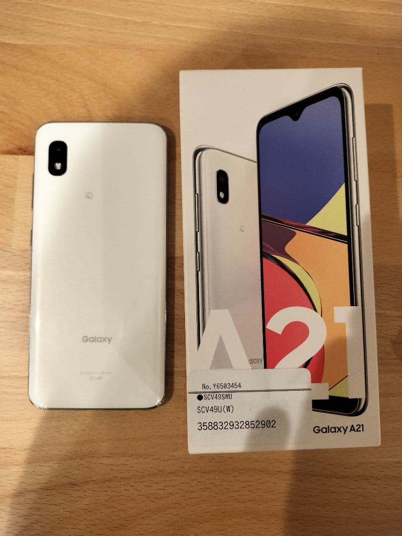 Galaxy A21 SCV49 UQモバイル SIMロック解除済
