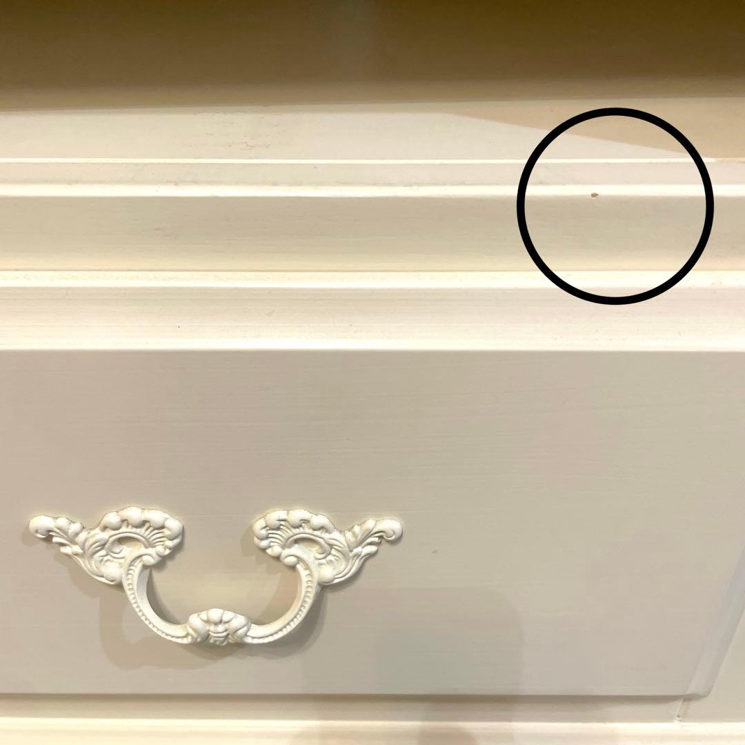 ローラアシュレイ Provençale コーナーTVテーブル 1引き出し付き