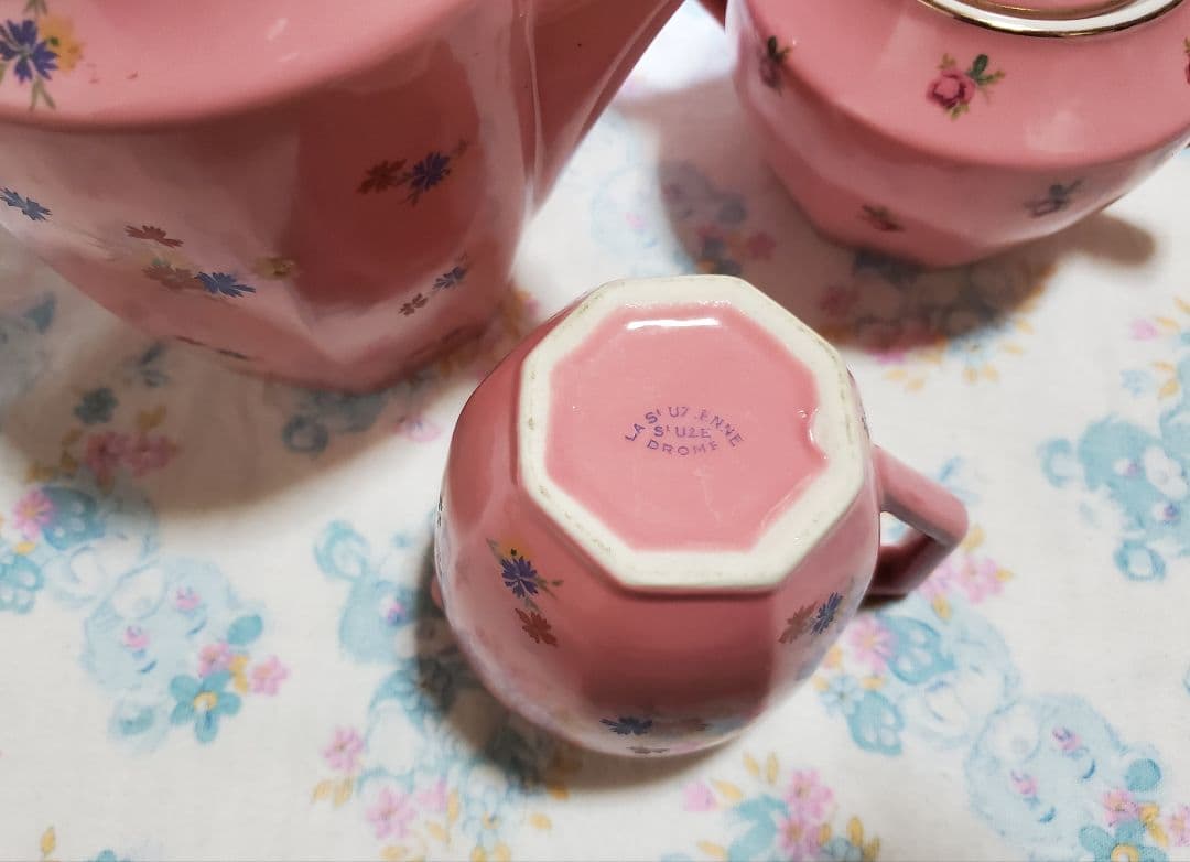 フランス　アンティーク　ティーセット