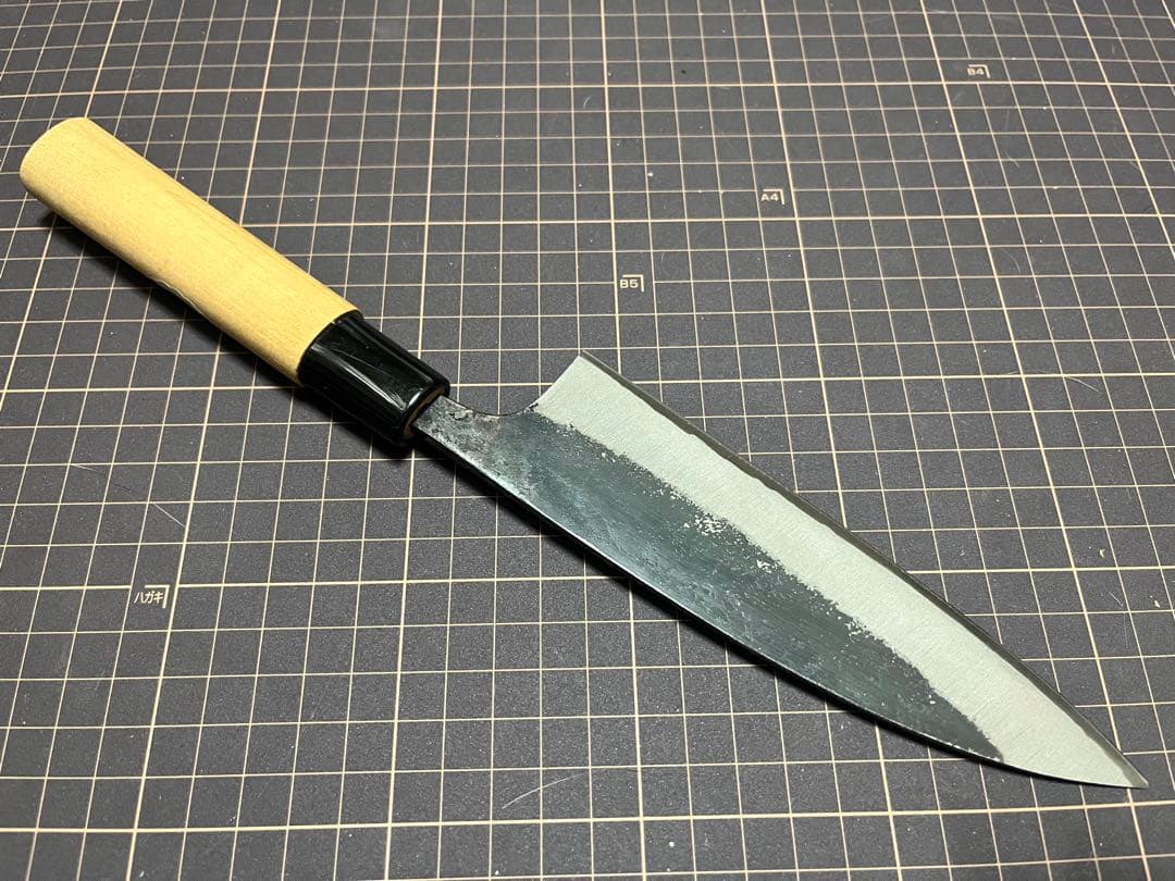 G.サカイ 円空シリーズ 望泉作 三徳包丁 黒打ち 青紙二 安来鋼 包丁