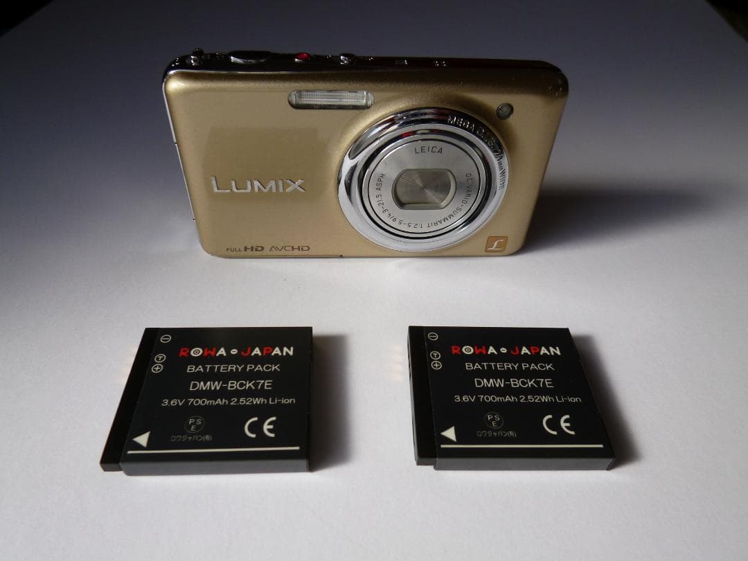 美品、Panasonic パナソニック LUMIX DMC-FX77ゴールド
