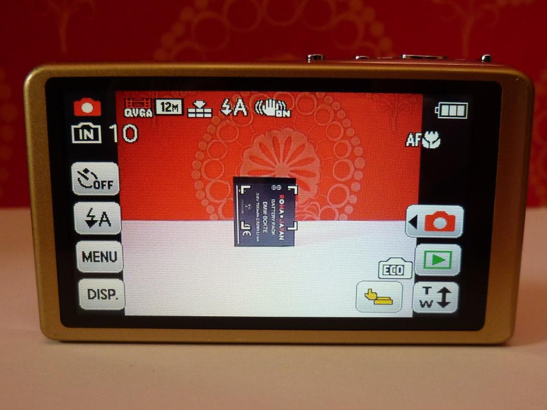 美品、Panasonic パナソニック LUMIX DMC-FX77ゴールド