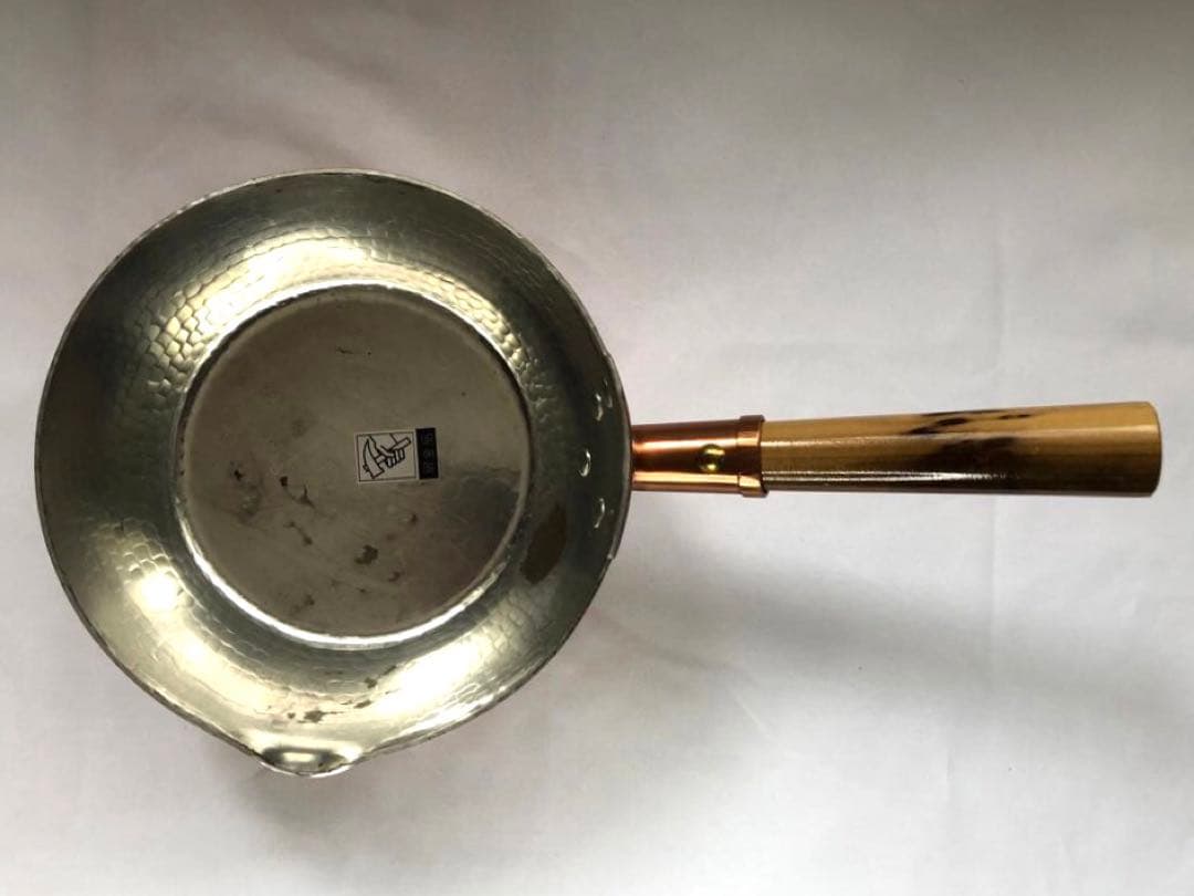 純銅製手打ち出し雪平鍋19cm [B]親子三代本舗　新潟県燕市　未使用品