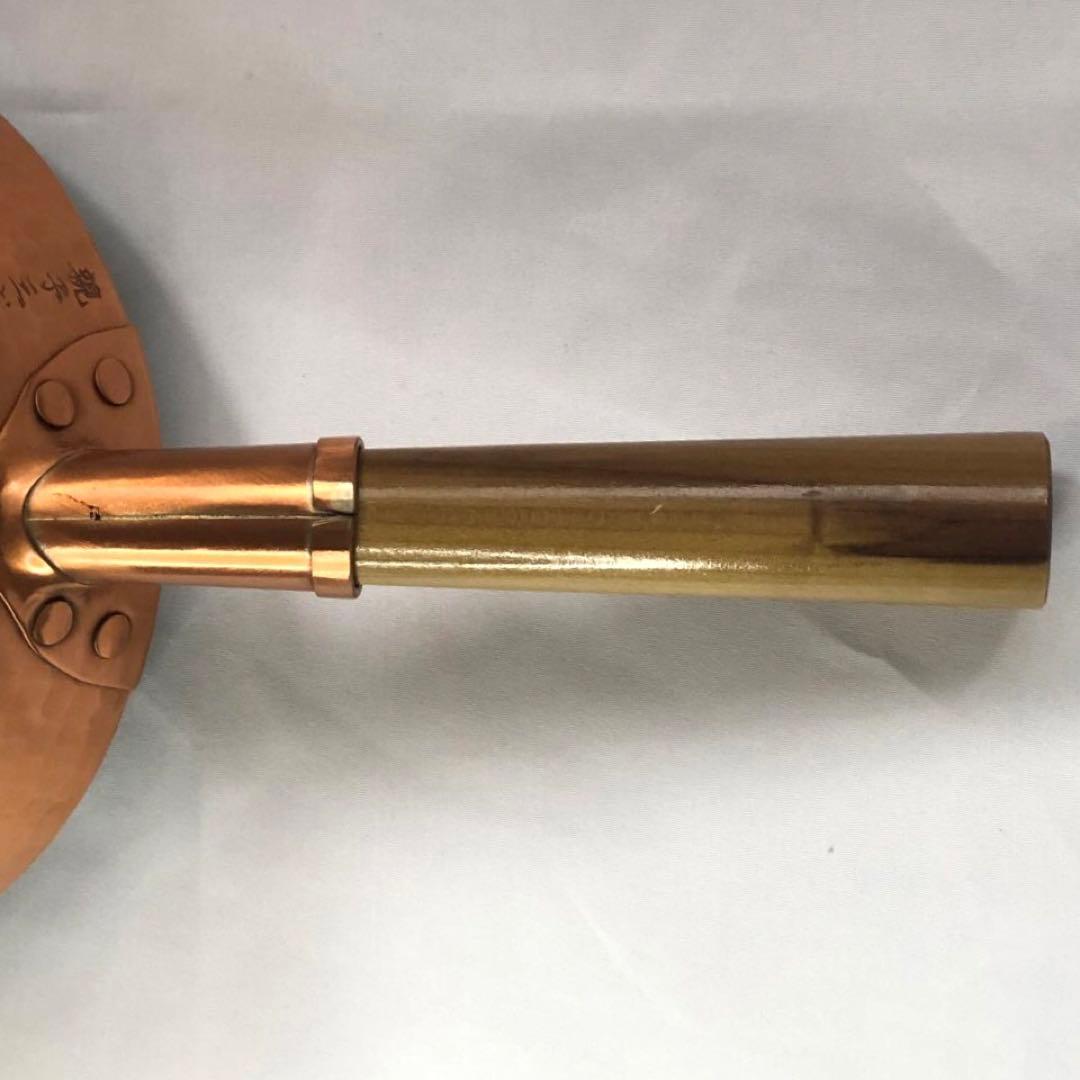 純銅製手打ち出し雪平鍋19cm [B]親子三代本舗　新潟県燕市　未使用品