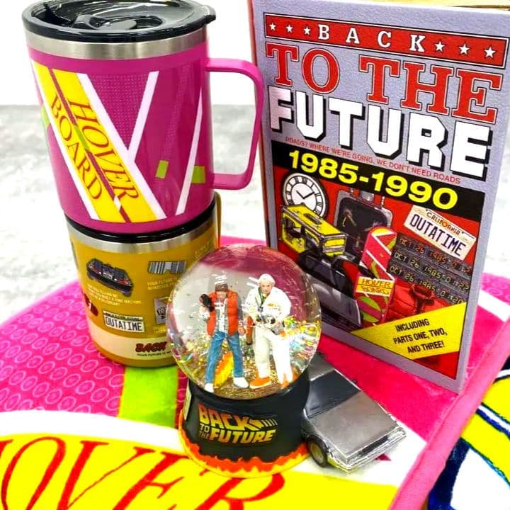 希少 バックトゥザフューチャー スノードーム デロリアン 40周年 ホバーボード