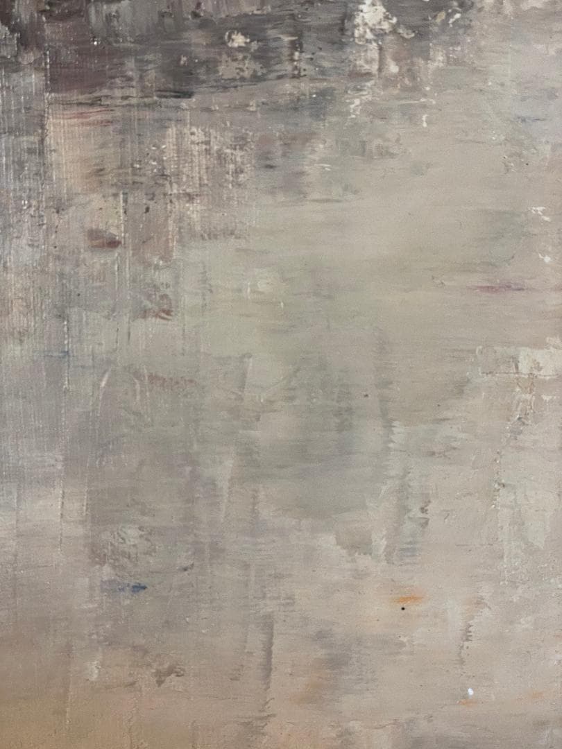 「真作」作者不明　風景画　油彩画　額装　サイン有り　F10号