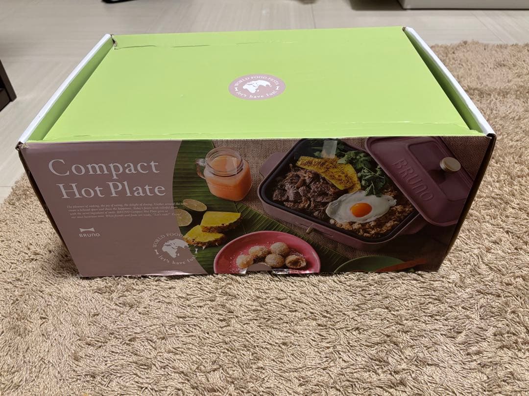 ブルーノ　コンパクトホットプレート　セット